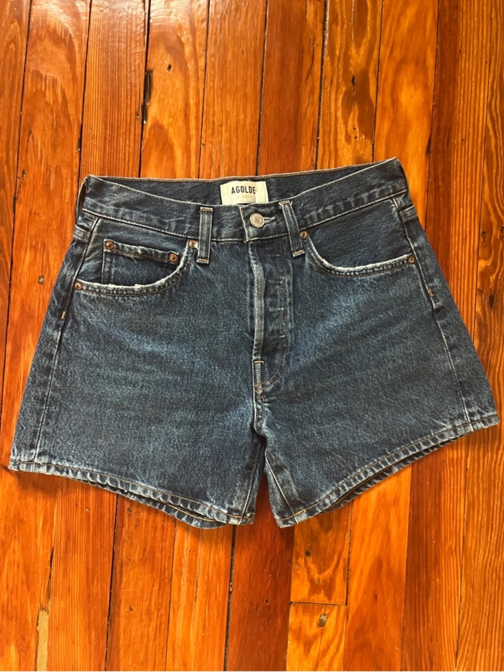 Agolde Parker Long Shorts